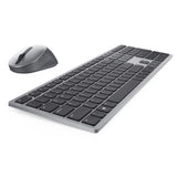 Kit Teclado (Ingles) Multimedia + Raton Inalámbrico Dell Km7321w Internacional De Ee. Uu. (Qwerty), Negro