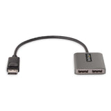 EAN 0065030884044 - StarTech.com MST14DP122DP adaptador de cable de vídeo 0,3 m 2 x DVI Gris imagen 3