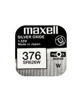 Maxell Pila Oxido Plata (376) Sr626w Blister*1 Eu 0% Mercurio