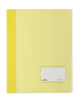 Carpeta De Hojas Sueltas Durable, Extra Ancha, Amarilla