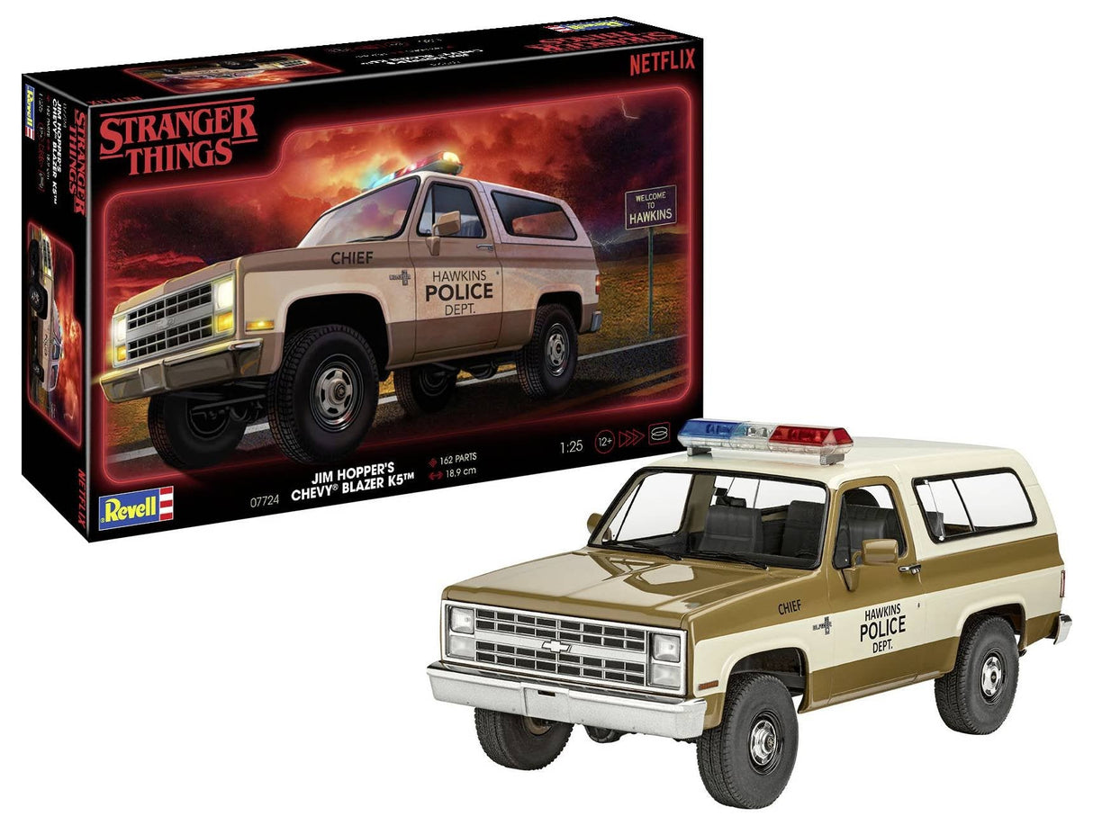 Model Do Sklejania Samochód 1985 Chevrolet K5 Blazer S 1/25