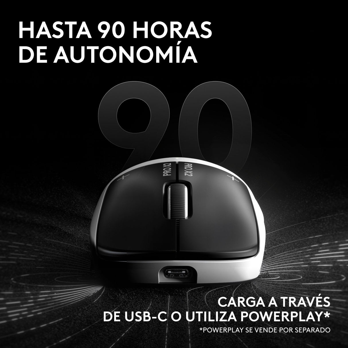 Ratón Logitech G Pro X2 Superstrike  Óptico Inalámbrico 2.4 Ghz Receptor Usb De Logitech Lightspeed