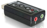 Delock Adaptador De Sonido Usb 7.1 Jack - Auricular  Y Microfono