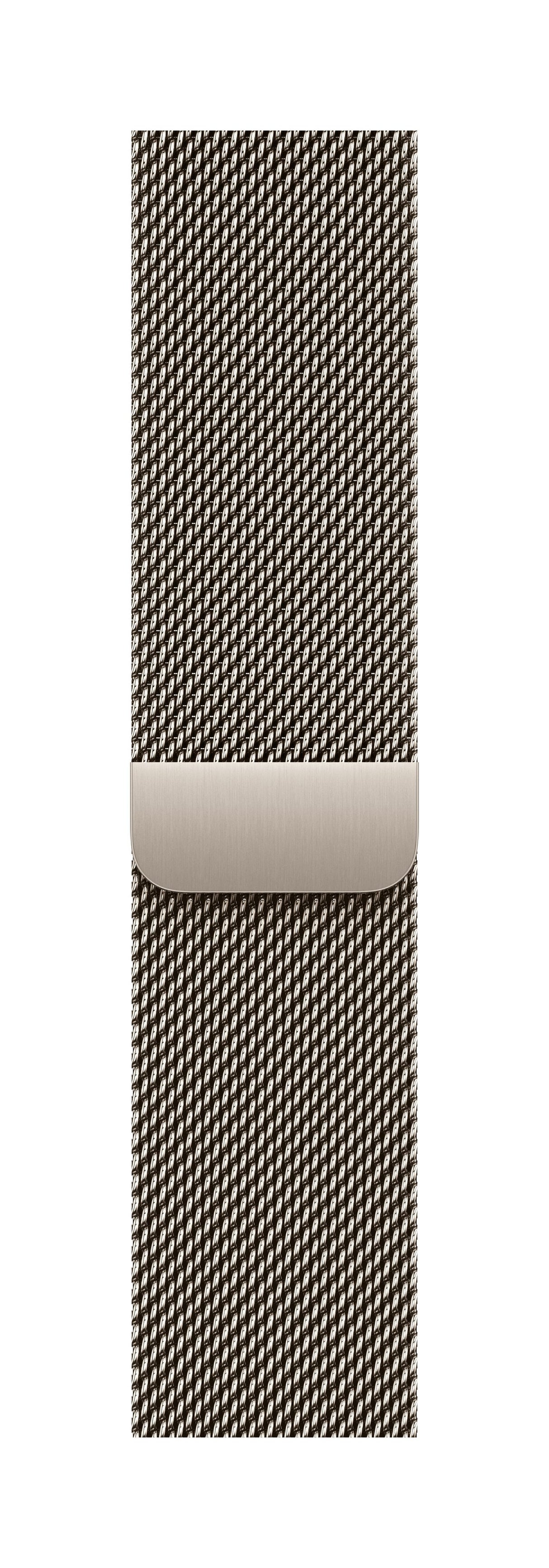 Milanaise Armband, Natur, 40mm, One Size