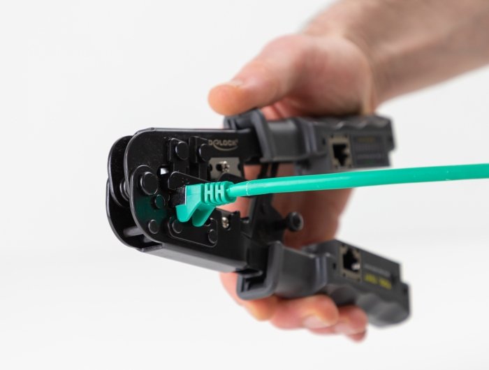 Delock Crimpadora Con Tester De Redes