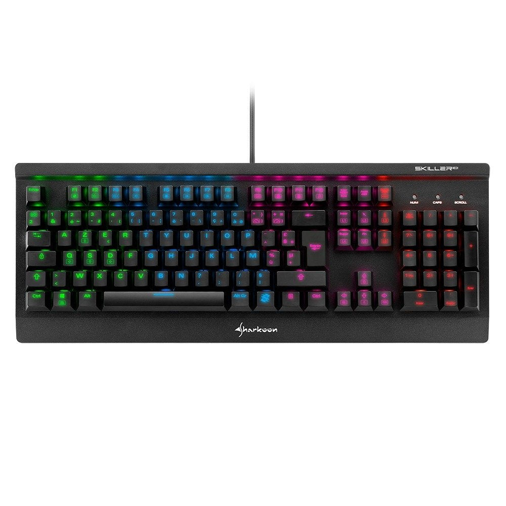 Teclado Gaming (Frances) Sharkoon Skiller Mech Sgk3 Kailh Blue