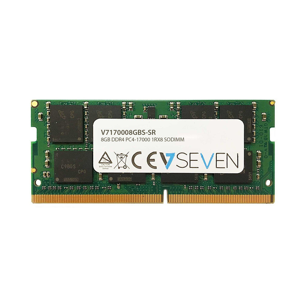 EAN 5050914002909 - V7 V7170008GBS-SR módulo de memoria 1 x 8 GB 260-pin SO-DIMM imagen 1