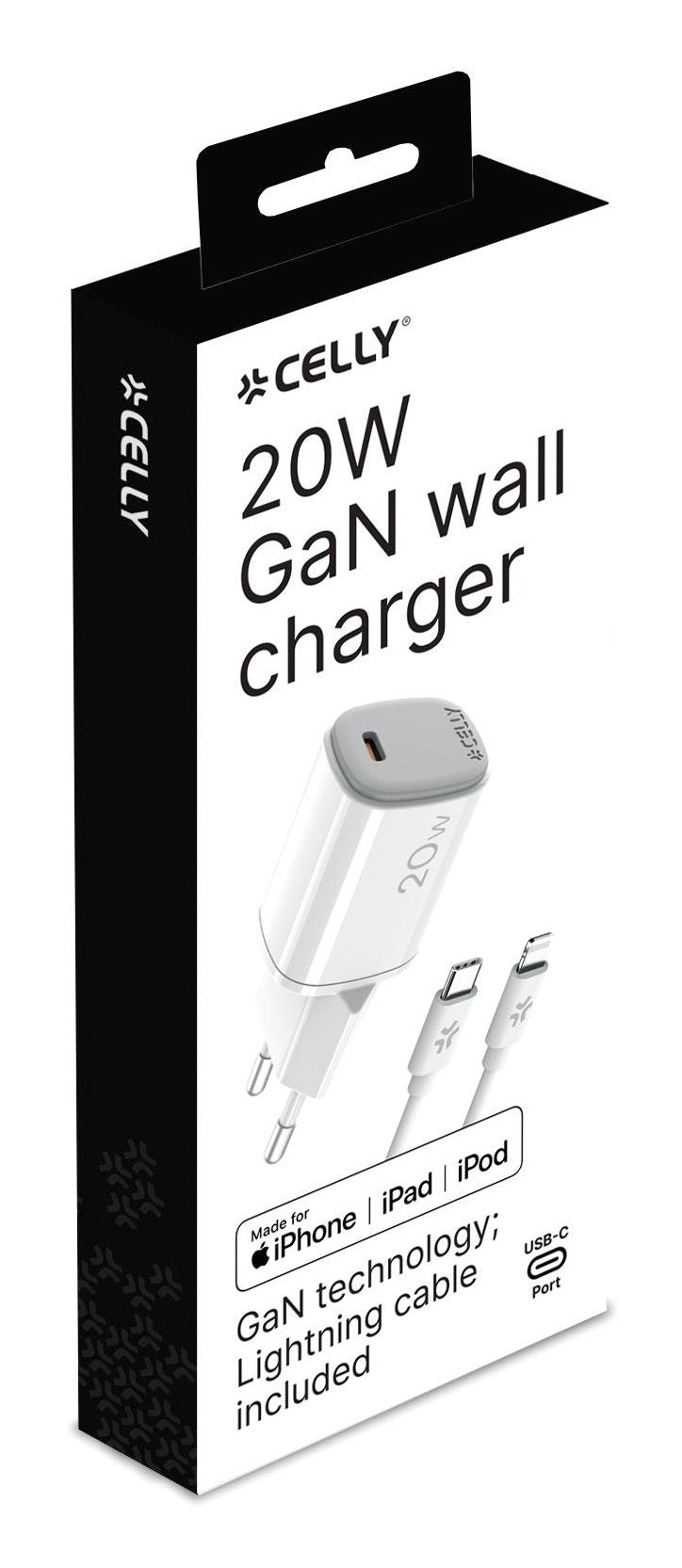 Cargador Gan 1c 20w+ C A Light Cabl