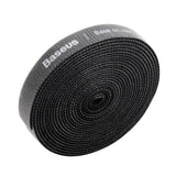 Baseus Tool Correas Velcro Rainbow Circle 3m Negro (Acmgt-F01)