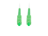 Cable Fibra Óptica 15m Lanberg Mono Sc/Apc-Sc/Apc Simplex G657b3 Lszh Blanco