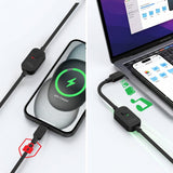4smarts Usb-C Cable Privacycord 240w 1,2m, Negro