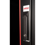 Roline 19-Zoll Netzwerkschrank Basic 42 He, 600x1000 Bxt Glastr Schwarz