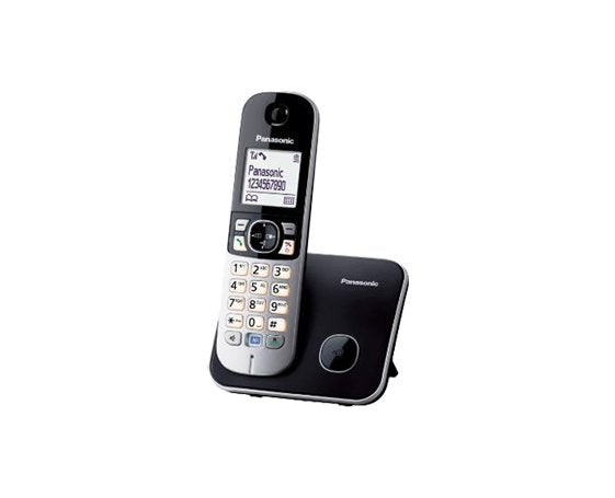 Teléfono Inalámbrico Panasonic Kx-Tg6811fxb Plata Negro