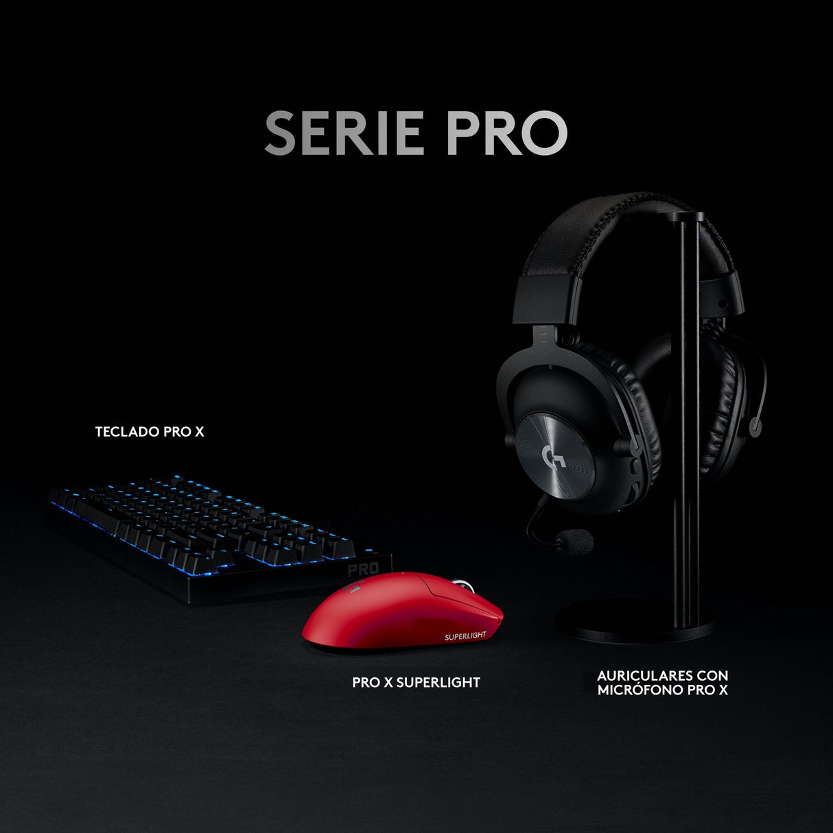 Mouse Logitech G Pro Superlight Wl Rojo
