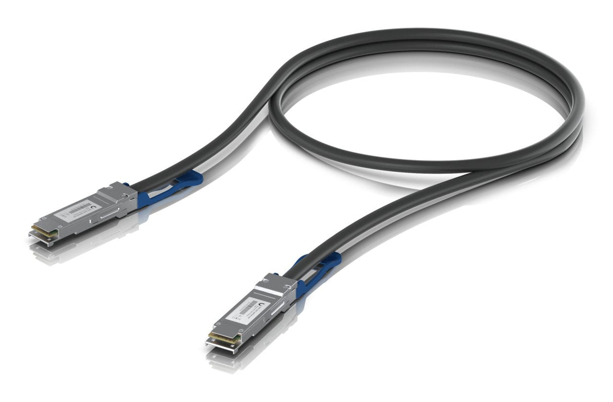 Cable Ubiquiti 100g Dac-Qsfp28 Negro, 0,5 Metros Uacc-Dac-Qsfp28-0.5m