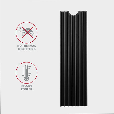 EAN 8595247905543 - Axagon CLR-M2L6 sistema de refrigeración para ordenador M.2 NVMe SSD, Unidad de estado sólido Disipador t imagen 4