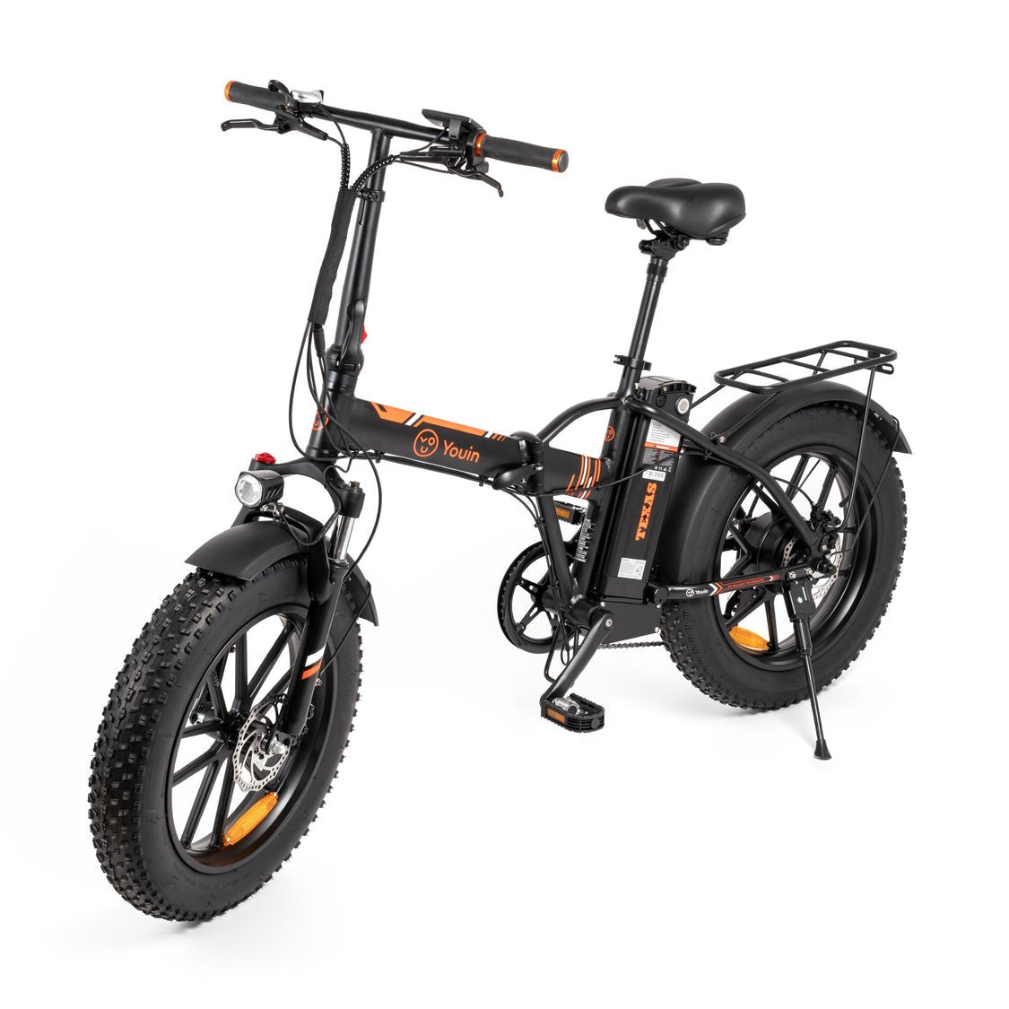 Youin Bk1201 Bicicleta Eléctrica Negro, Naranja Aluminio 20 50,8 Cm (20") 27 Kg