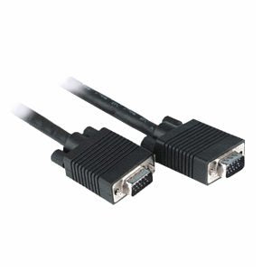Monitorkabel Hq Metalhus Sort  30,0m, Vga: Han - Vga: Han,