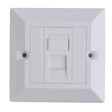 EAN 5704174531258 - Lanview LVN126188UK caja de tomacorriente Blanco imagen 1