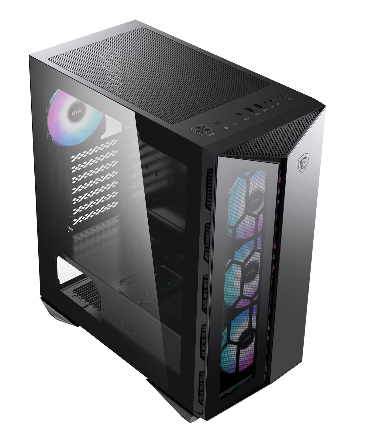 Caja Pc Msi Mpg Gungnir 110r Negro  3x Vent 120mm Argb/Cristal Templado 306-7g10r21-W57