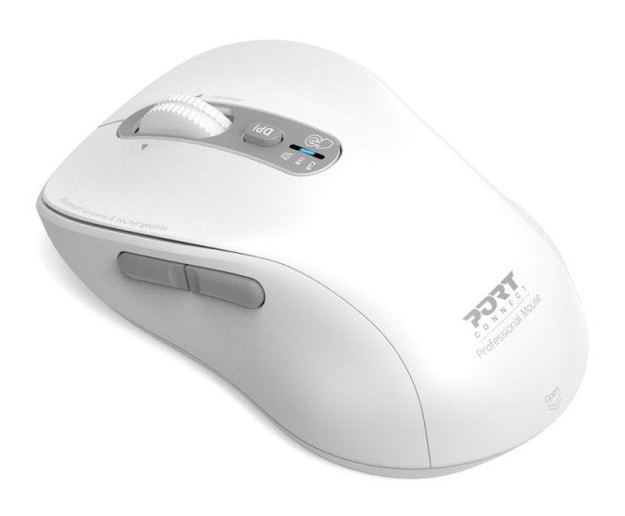 Port Raton Rechargeable Bluetooth Pro Usb-C & Usb-A Blanco