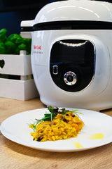 Tefal Cy851130 Olla Multi-Cocción 6 L Cromo, Blanco