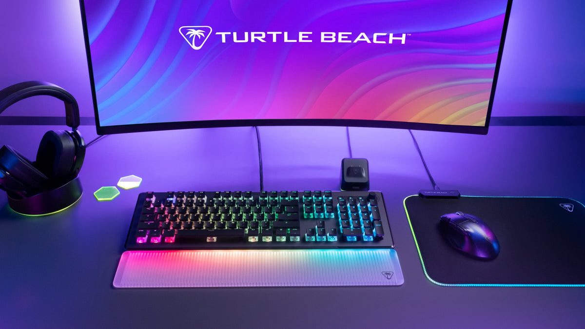 Turtle Beach Vulcan Ii Max (Negro/Transparente, De-Layout, Titan Ii Optical Red) Tbk-1001-02-De