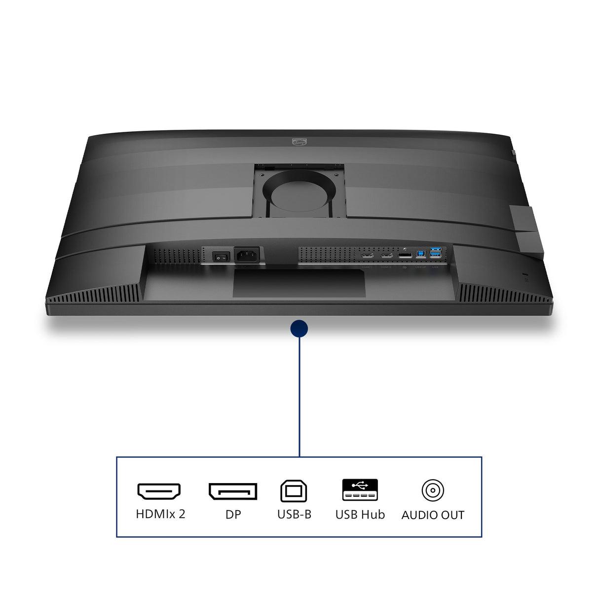 EAN 8721038003734 - Philips 4000 series 27B2N4500/00 pantalla para PC 68,6 cm (27") 2560 x 1440 Pixeles Quad HD LCD Gris imagen 6