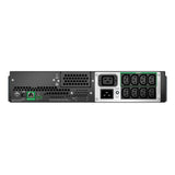Apc Smart-Ups Lithium Ion Ups (Montaje En Bastidor) Línea Interactiva 8x Iec C13 1x Iec C19 Smartconnect+Smartslot Avr Lcd Ca 220/230/240 V 1980 Vatios 2200 Va Usb Serial Rj-45 Conectores De Salida: 9 2u Negro Plata