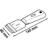 Vigor V1368n Universalschaber 160 Mm Incluido 1 Klinge