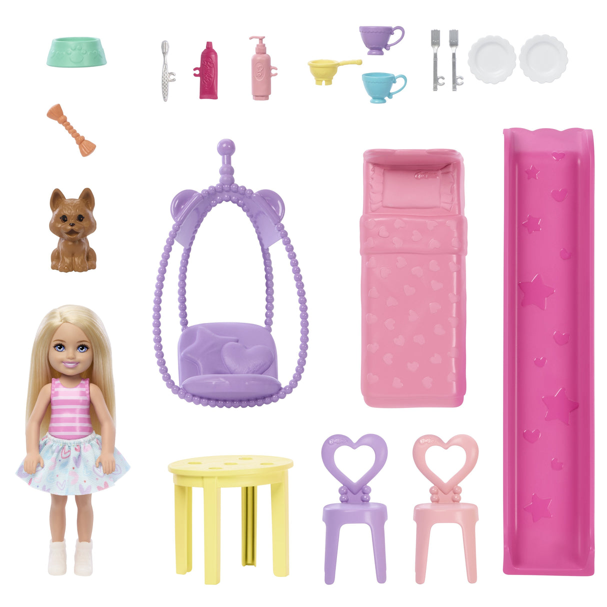 Mattel Barbie Aufklappbares Chelsea Pop-Up-Haus Jfw49
