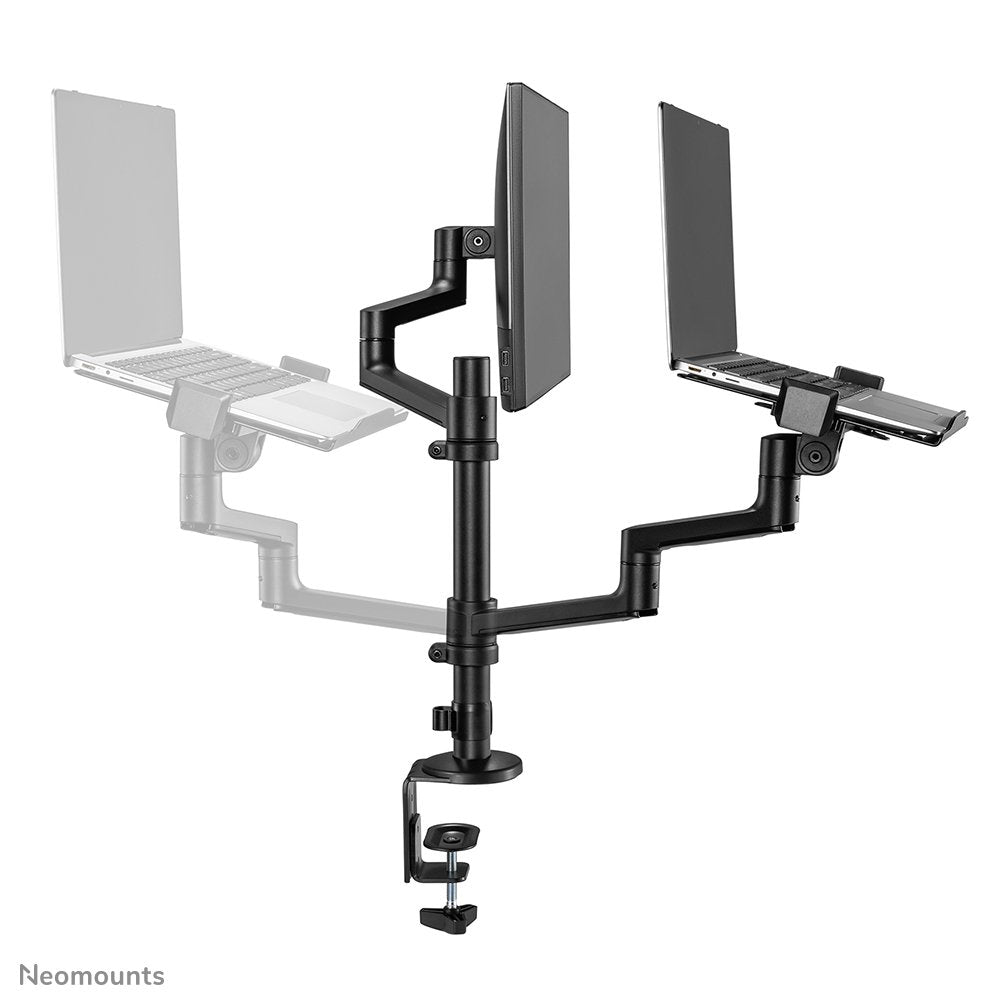 Neomounts By Newstar Soporte De Escritorio Para Monitor Y Portátil 17"-27" Negro Max.8kg