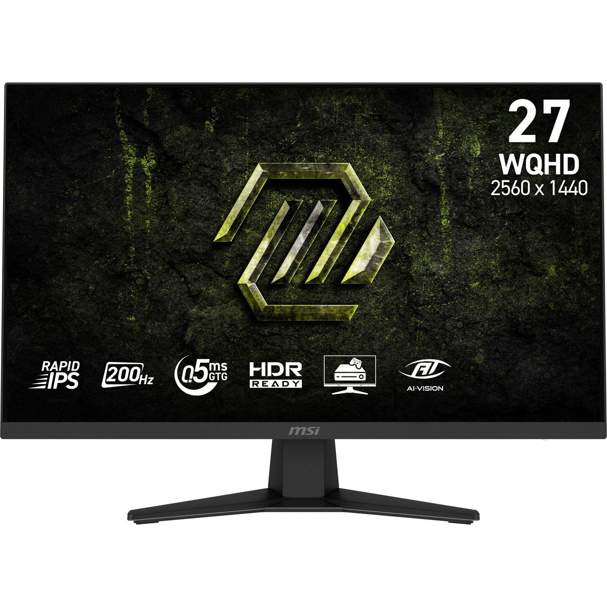Msi Mag 274qf E20 27" Rapid Ips Wqhd 200hz 300cd M2 0.5ms Hdmi2.0x2 Dp