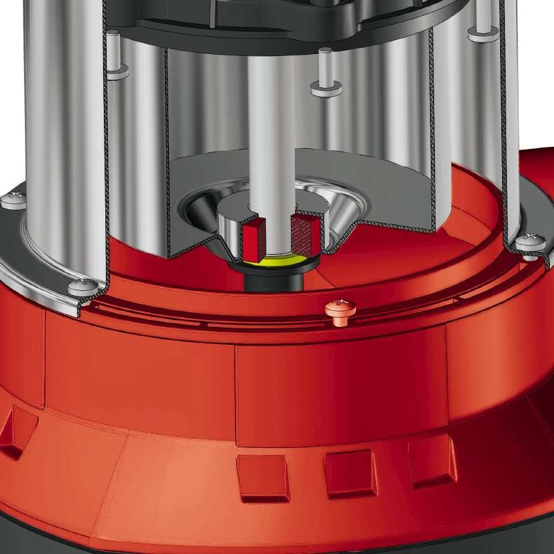 Bomba  Einhell Gc-Dw 900 N  Sumergible 7 M, Bombas Presión E Inmersión Rojo/Plateado, Rojo, Acero Inoxidable, 7 M, 32 M, 230 V, 50 Hz