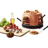 EAN 7333282002435 - Emerio PO-116124 fabricante de pizza y hornos 8 Pizza(s) 1500 W Negro, Naranja imagen 5