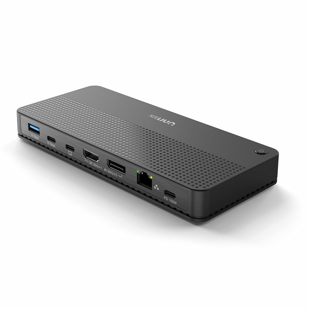 EAN 4894160047861 - UNITEK D1079A base para portátil y replicador de puertos Alámbrico USB4 Negro imagen 1