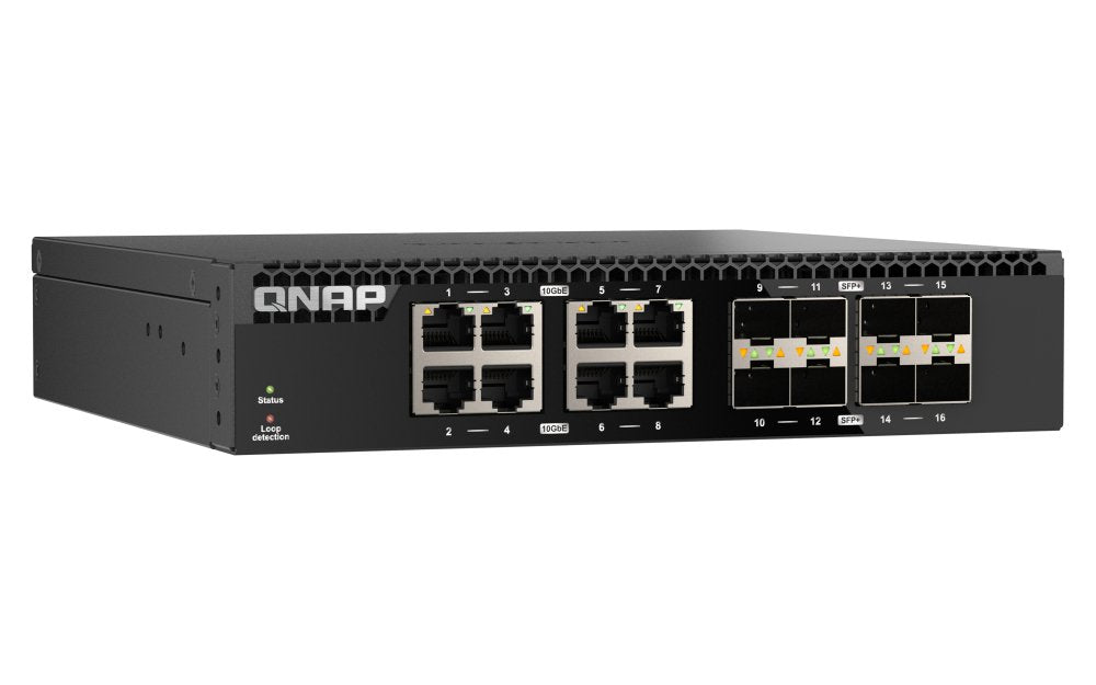 Qnap Qsw-3216r-8s8t Switch No Administrado L2 10g Ethernet [100/1000/10000] Negro