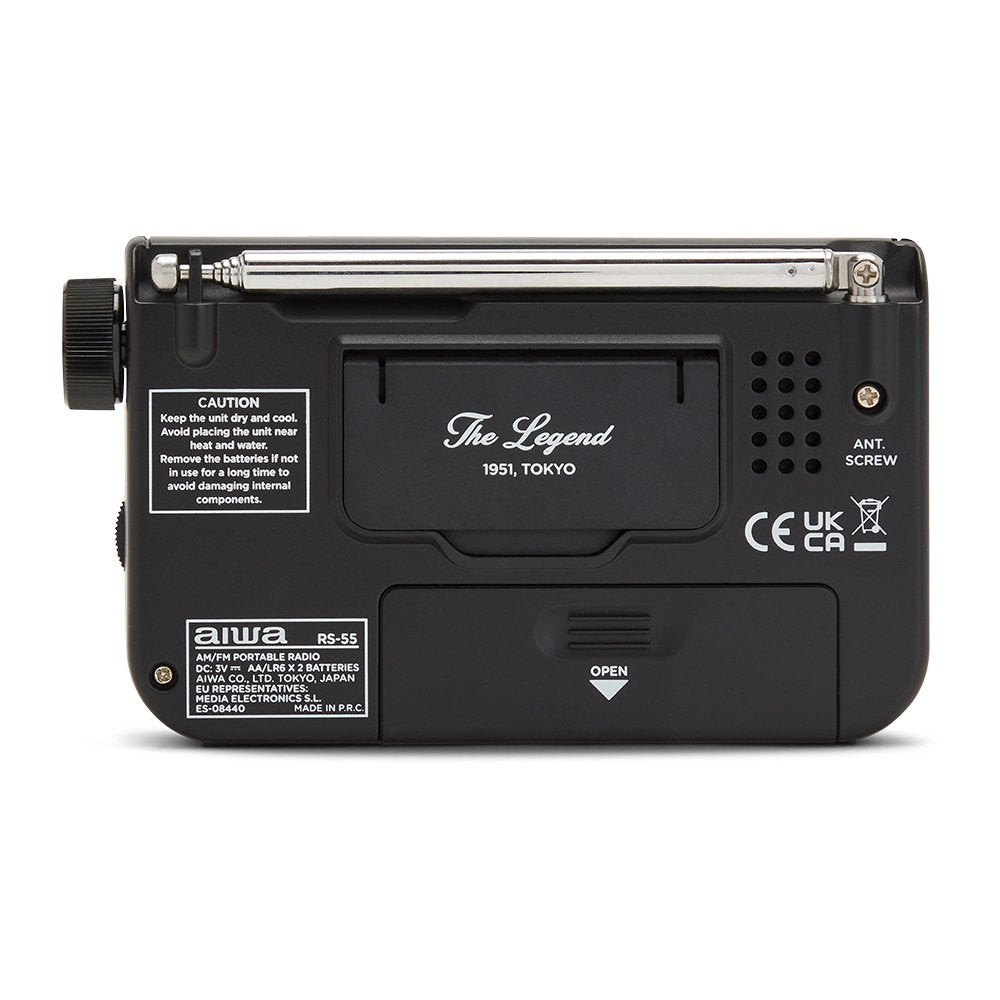 Radio Portátil Aiwa Rs-55bk Negra