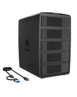 System-Raid Dla 5 Hdd 2,5"/3,5" Sata, Ib-Rd3705-Cu3 Raid 0,1,10,3,5, Single, Large, Clone
