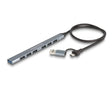EAN 4043619642731 - DeLOCK 64273 hub de interfaz USB 3.2 Gen 1 (3.1 Gen 1) Type-C 5000 Mbit/s Gris imagen 1