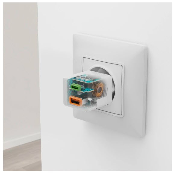Cargador  Hama 00201991 De Dispositivo Móvil Auriculares, Batería Portátil, Smartphone, Tableta Blanco Corriente Alterna Carga Rápida Interior