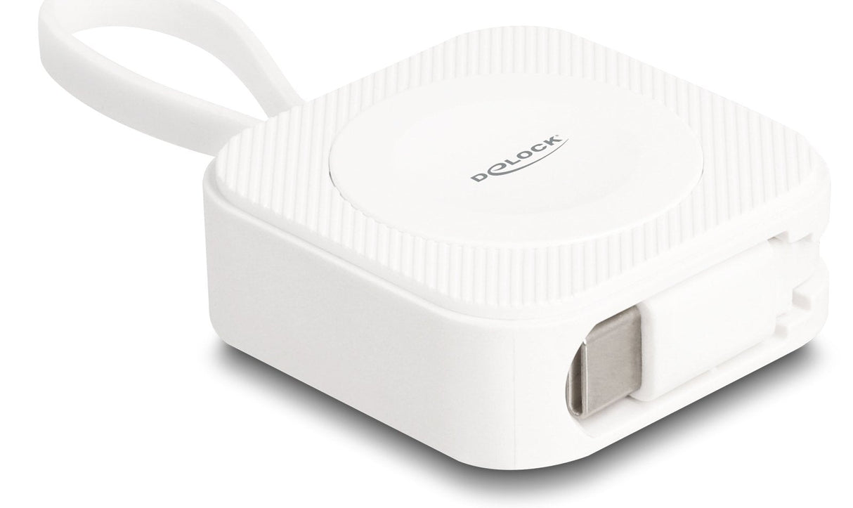 Delock 83023 Almohadilla De Carga Usb Type- C Para Apple Watch Blanco Magnético
