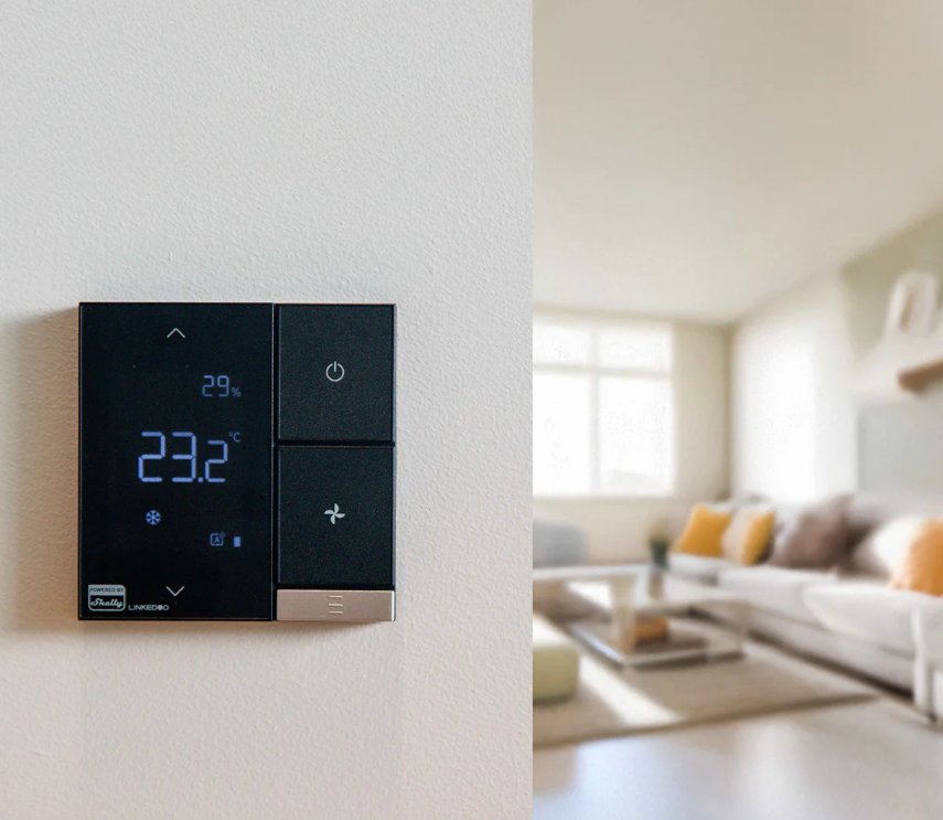 Shelly Pbs · \"Linkedgo Smart Hvac Thermomat\" · Heizung, Lüftung, Klimatisierung · Wlan · Bt · M802-B