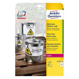 Avery Etiquetas Adhesivas Extra Resistentes 70x37mm Láser 24 X 20h Poliéster Blanco
