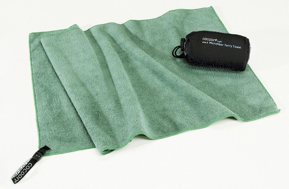 Cocoon Microfiber Terry Towel Light 90x50cm Bamboo Verde