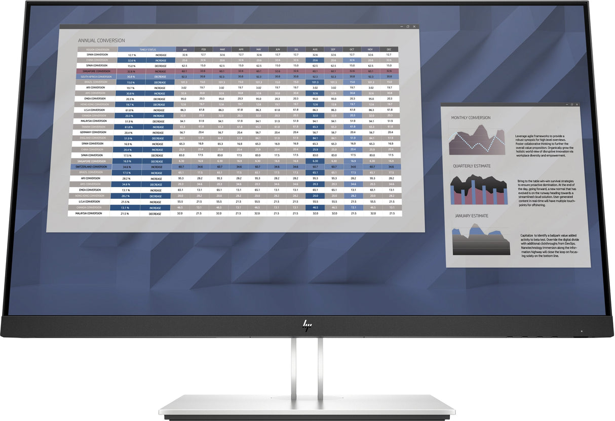 Hp E-Series E27 G4 68,6 Cm (27") 1920 X 1080 Pixeles Full Hd Led Negro