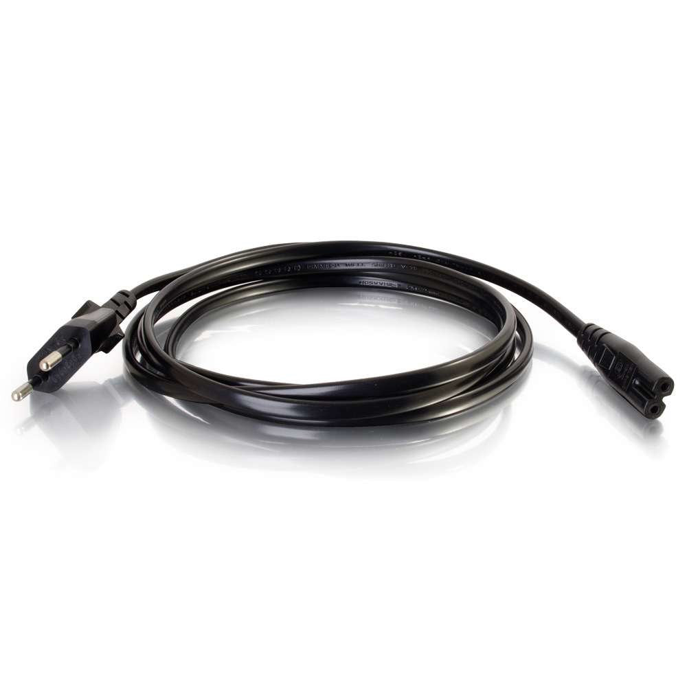 EAN 757120806189 - C2G 80618 cable de transmisión Negro 3 m CEE7/7 C7 acoplador imagen 1
