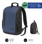 EAN 8436586743703 - SUBBLIM Nomad Xpand Air Padding mochila City backpack Azul Poliéster reciclado imagen 1