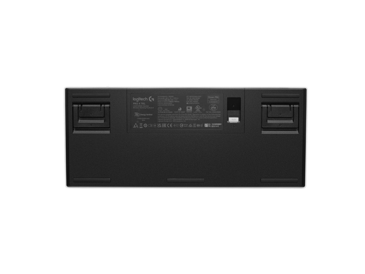 Teclado Ingles Logitech G Pro X Tkl Lightspeed Tactile Blanco