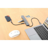 EAN 766623181167 - Manhattan 181167 base para portátil y replicador de puertos Alámbrico USB 3.2 Gen 2 (3.1 Gen 2) Type-C Gri imagen 2